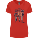 Hi-Fi Head Obscure Music Womens Wider Cut T-Shirt Red