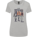 Hi-Fi Head Obscure Music Womens Wider Cut T-Shirt Sports Grey