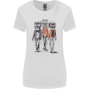 Hi-Fi Head Obscure Music Womens Wider Cut T-Shirt White