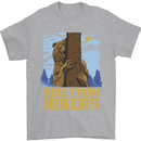 Hide From Hikers Funny Grizzly Bear Hiking Mens T-Shirt 100% Cotton Sports Grey