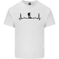 Hiking ECG Walking Rambling Trekking Pulse Kids T-Shirt Childrens White