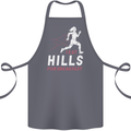 Hills Running Marathon Cross Country Runner Cotton Apron 100% Organic Steel