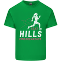 Hills Running Marathon Cross Country Runner Kids T-Shirt Childrens Irish Green