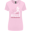 Hills Running Marathon Cross Country Runner Womens Wider Cut T-Shirt Light Pink