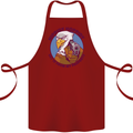 Hippidy Hoppidy Get Off My Property Gun Rights Cotton Apron 100% Organic Maroon