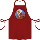 Hippidy Hoppidy Get Off My Property Gun Rights Cotton Apron 100% Organic Maroon