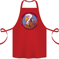 Hippidy Hoppidy Get Off My Property Gun Rights Cotton Apron 100% Organic Red