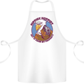 Hippidy Hoppidy Get Off My Property Gun Rights Cotton Apron 100% Organic White
