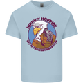 Hippidy Hoppidy Get Off My Property Gun Rights Kids T-Shirt Childrens Light Blue