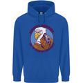 Hippidy Hoppidy Get Off My Property Gun Rights Mens 80% Cotton Hoodie Royal Blue