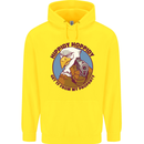 Hippidy Hoppidy Get Off My Property Gun Rights Mens 80% Cotton Hoodie Yellow