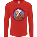 Hippidy Hoppidy Get Off My Property Gun Rights Mens Long Sleeve T-Shirt Red