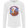 Hippidy Hoppidy Get Off My Property Gun Rights Mens Long Sleeve T-Shirt White