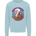 Hippidy Hoppidy Get Off My Property Gun Rights Mens Sweatshirt Jumper Light Blue