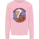 Hippidy Hoppidy Get Off My Property Gun Rights Mens Sweatshirt Jumper Light Pink