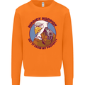 Hippidy Hoppidy Get Off My Property Gun Rights Mens Sweatshirt Jumper Orange