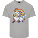 Hippy Gnomes Or LGBT Kids T-Shirt Childrens Sports Grey