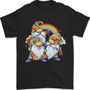 Hippy Gnomes Or LGBT Mens T-Shirt 100% Cotton Black