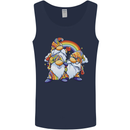 Hippy Gnomes Or LGBT Mens Vest Tank Top Navy Blue