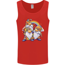 Hippy Gnomes Or LGBT Mens Vest Tank Top Red
