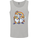 Hippy Gnomes Or LGBT Mens Vest Tank Top Sports Grey