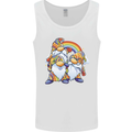 Hippy Gnomes Or LGBT Mens Vest Tank Top White