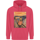 Hipster Scream Painting Childrens Kids Hoodie Heliconia