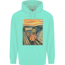 Hipster Scream Painting Childrens Kids Hoodie Peppermint