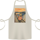 Hipster Scream Painting Cotton Apron 100% Organic Natural