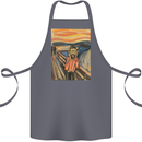 Hipster Scream Painting Cotton Apron 100% Organic Steel