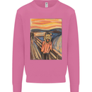 Hipster Scream Painting Mens Sweatshirt Jumper Azalea