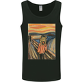 Hipster Scream Painting Mens Vest Tank Top Black