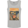 Hipster Scream Painting Mens Vest Tank Top Sports Grey
