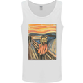 Hipster Scream Painting Mens Vest Tank Top White