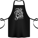 Hit the Gas Motorcycle Biker Car Enthusiast Cotton Apron 100% Organic Black