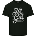 Hit the Gas Motorcycle Biker Car Enthusiast Mens Cotton T-Shirt Tee Top Black