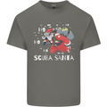 Ho Ho Ho Scuba Santa Diving Diver Christmas Kids T-Shirt Childrens Charcoal