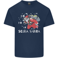 Ho Ho Ho Scuba Santa Diving Diver Christmas Kids T-Shirt Childrens Navy Blue