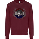 Holland Bodybuilding Flag Gym Training Dutch Kids Sweatshirt Jumper Maroon