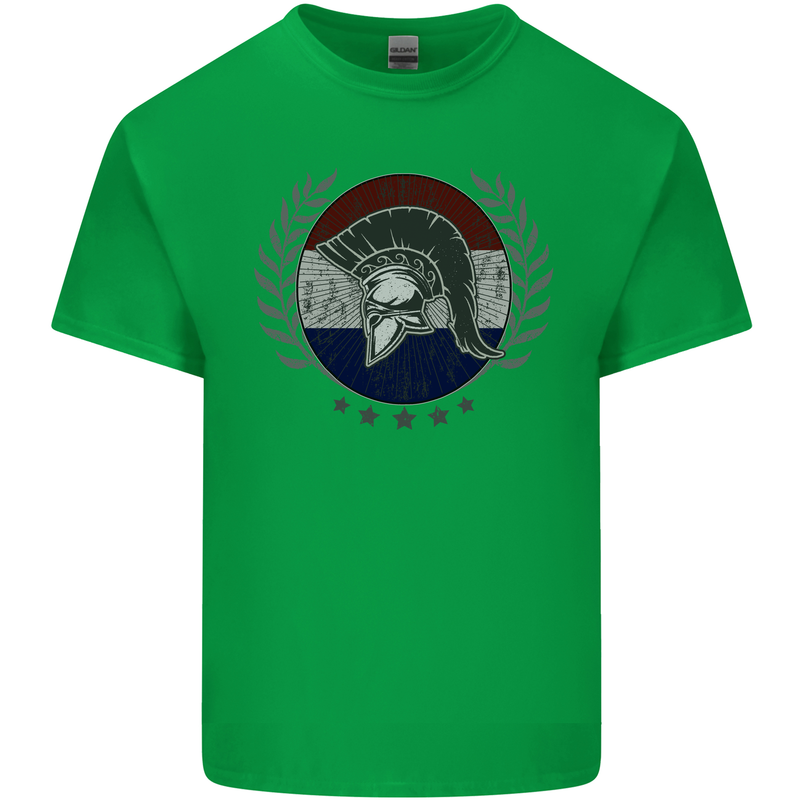 Holland Bodybuilding Flag Gym Training Dutch Kids T-Shirt Childrens Irish Green