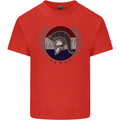 Holland Bodybuilding Flag Gym Training Dutch Kids T-Shirt Childrens Red