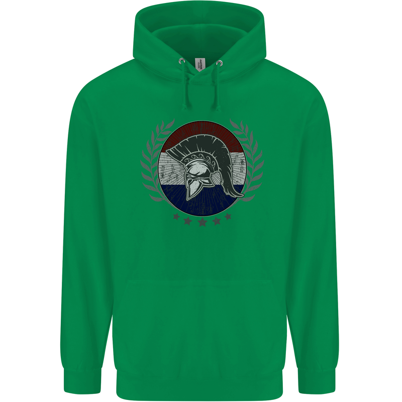Holland Bodybuilding Flag Gym Training Dutch Mens 80% Cotton Hoodie Irish Green