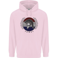 Holland Bodybuilding Flag Gym Training Dutch Mens 80% Cotton Hoodie Light Pink