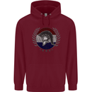 Holland Bodybuilding Flag Gym Training Dutch Mens 80% Cotton Hoodie Maroon