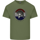 Holland Bodybuilding Flag Gym Training Dutch Mens Cotton T-Shirt Tee Top Military Green