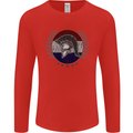 Holland Bodybuilding Flag Gym Training Dutch Mens Long Sleeve T-Shirt Red