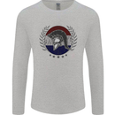 Holland Bodybuilding Flag Gym Training Dutch Mens Long Sleeve T-Shirt Sports Grey