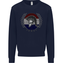 Holland Bodybuilding Flag Gym Training Dutch Mens Sweatshirt Jumper Navy Blue