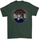 Holland Bodybuilding Flag Gym Training Dutch Mens T-Shirt 100% Cotton Forest Green