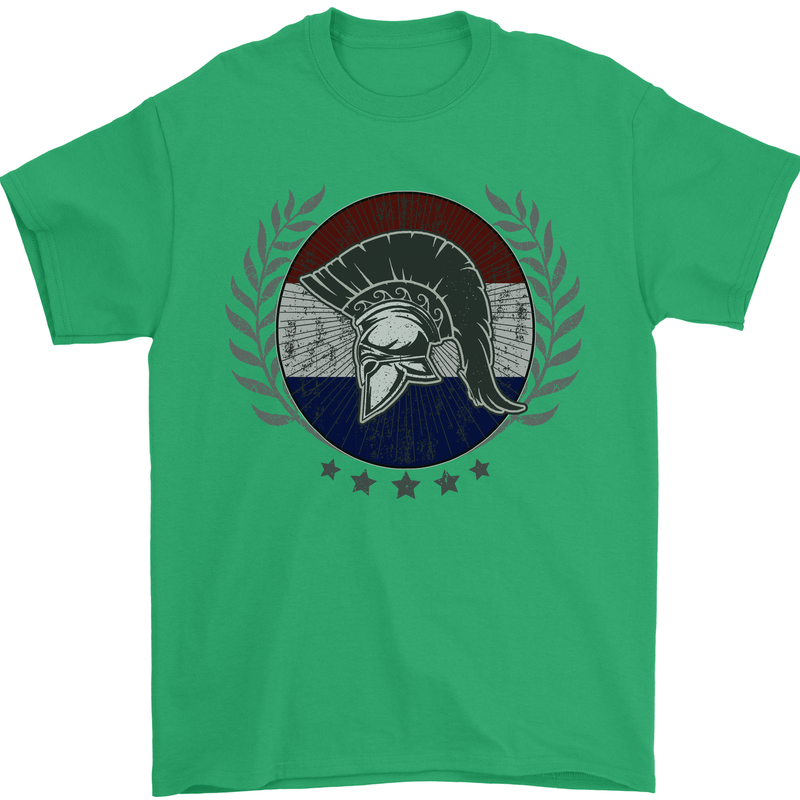 Holland Bodybuilding Flag Gym Training Dutch Mens T-Shirt 100% Cotton Irish Green